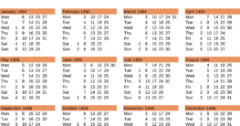 Kalender 1494