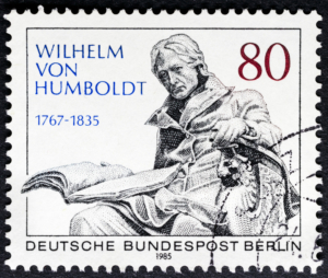 Wilhelm von Humboldt Briefmarke von 1985, Bildnachweis: Manuel Esteban / Shutterstock.com