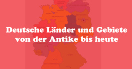 deutsche Länder und Gebiete