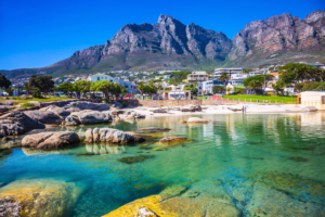 Urlaub in Südafrika: Blick auf Kapstadt 