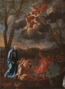Rückkehr der Heiligen Familie nach Nazareth von Nicolas Poussin