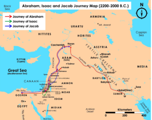 Abrahams Reise von Ur nach Kanaan