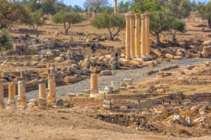 Römische Straße (Cardo Maximus) in Gadara, Bildnachweis: Nataliya Nazarova/shutterstock.com