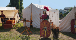 Nachbildung eines römischen Legionlagers (Augusta Raurica, Basel), Bildnachweis: AnnaRoth108 / Shutterstock.com