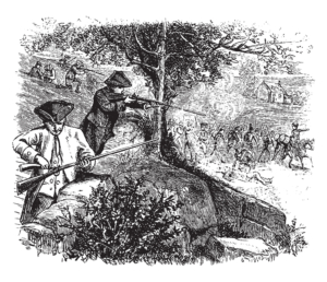 Illustration des Gefechts von Concord