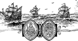 Illustration und Siegel der Virginia Company