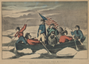 George Washington Crossing the Delaware, Abend vor der Schlacht von Trenton, 25. Dezember 1776, Bildnachweis: Rawpixel/shutterstock.com