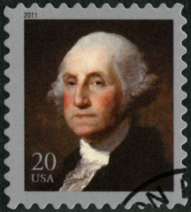 George Washington Briefmarke, Bildnachweis: Olga Popova / Shutterstock.com