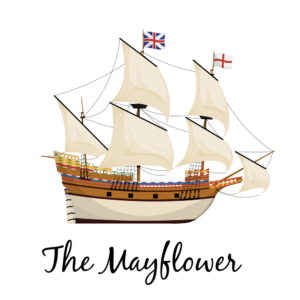 Illustration der Mayflower