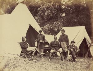 Foto aus dem Lager der Unionsarmee (1862)