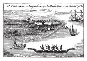 Zeichnung von New Amsterdam