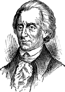 Porträt von Richard Henry Lee, dem Initiator der Lee-Resolution