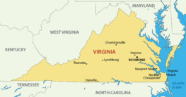 Virginia Karte