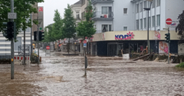 Hochwasser in Eschweiler am 15.07.2021, Bildnachweis: Haitani / Shutterstock.com