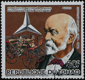 Gottlieb Daimler Gedenkbriefmarke, Bildlizenz: Spatuletail / Shutterstock.com