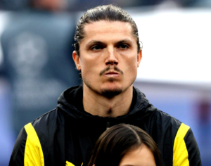 Marcel Sabitzer im Trikot von Borussia Dortmund, Bild von 2024, Bildnachweis: ph. FAB / Shutterstock.com