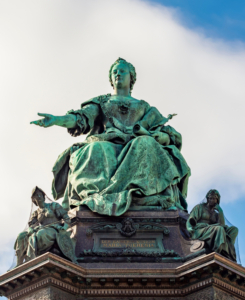 Maria Theresia Statue in Wien, Österreich