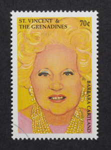 Barbara Cartland Gedenkbriefmarke; Bildnachweis: catwalker / Shutterstock.com