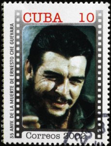Che Guevara Gedächtnisbriefmarke aus Kuba, Bildnachweis: Spatuletail / Shutterstock.com