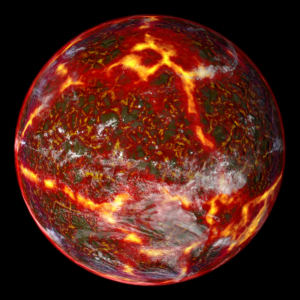 Darstellung eines Protoplaneten