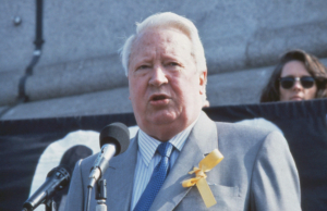 Edward Heath, Bild von 1991, Bildnachweis: David Fowler / Shutterstock.com