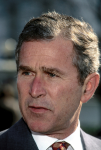 George W. Bush, Bild von 1997, Bildnachweis: Mark Reinstein / Shutterstock.com