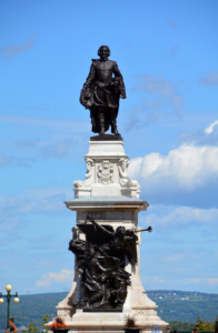 Samuel de Champlain Statue in Quebec-City, Bildnachweis: meunierd / Shutterstock.com