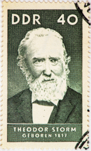 Theodor Storm Gedenkbriefmarke, Bildnachweis: Prachaya Roekdeethaweesab / Shutterstock.com