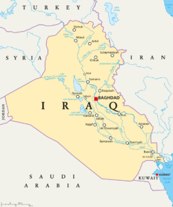 Landkarte Iraks