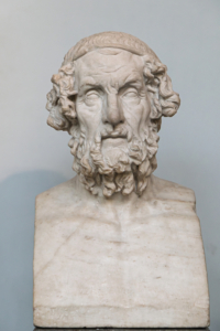 Marmor-Terminalbüste von Homer, British Museum in London, England; Bildnachweis: Roman Belogorodov / Shutterstock.com