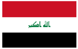 Nationalflagge des Iraks