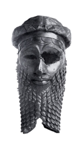 Kupferkopf eines Königs, gefunden in Ninive (Irak) - der entweder Sargon von Akkad oder dessen Enkel Naram-Sin darstellt